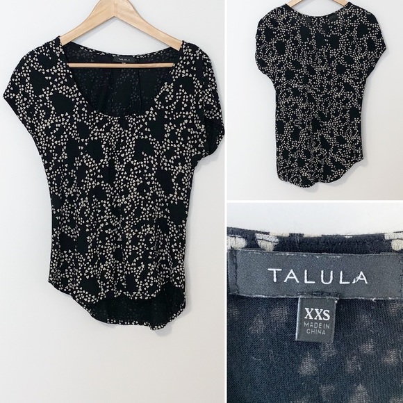 #37 - Talula | Aritzia Print Scoop Blouse - XXS - Picture 1 of 6